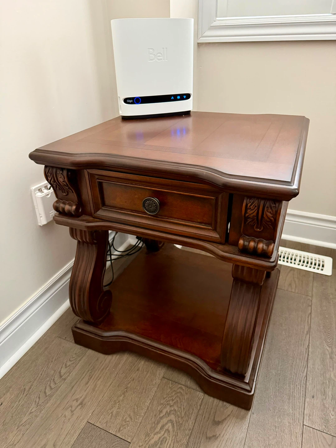 Ornate Lift-Top Coffee Table with Drawer - photo 4