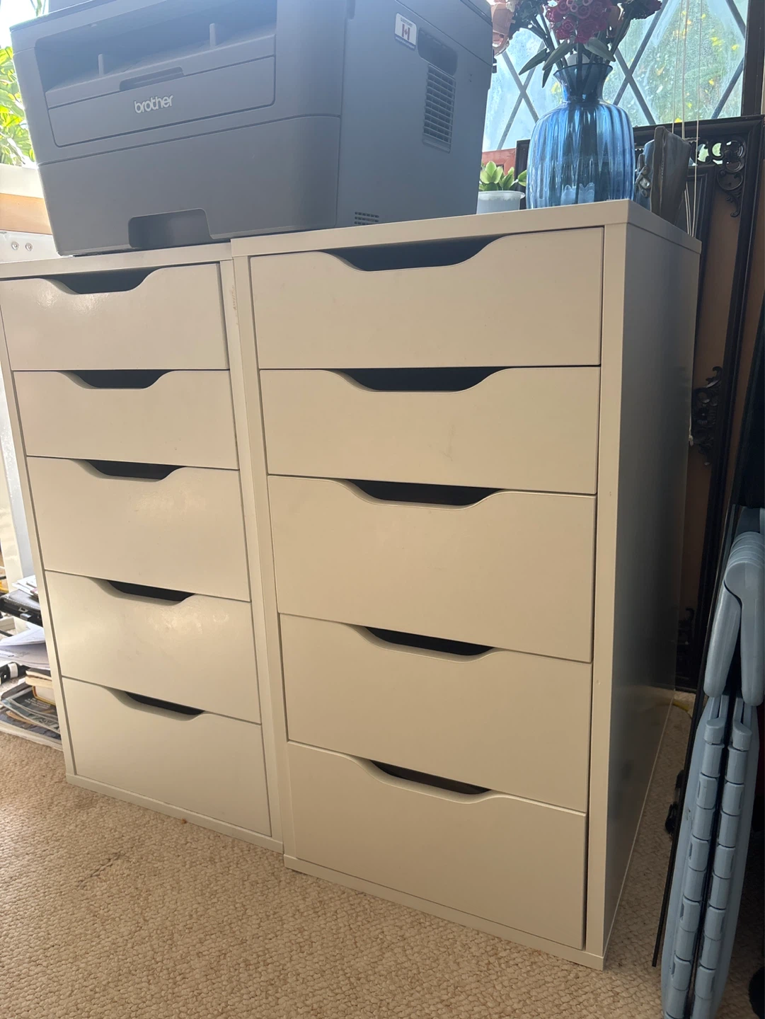 IKEA Alex 5-Drawer Unit Set