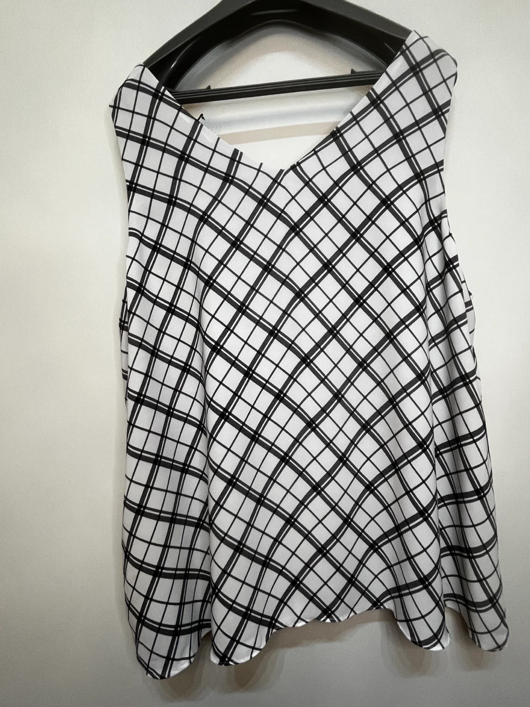 MICHEL STUDIO sleeveless plaid top - photo 5