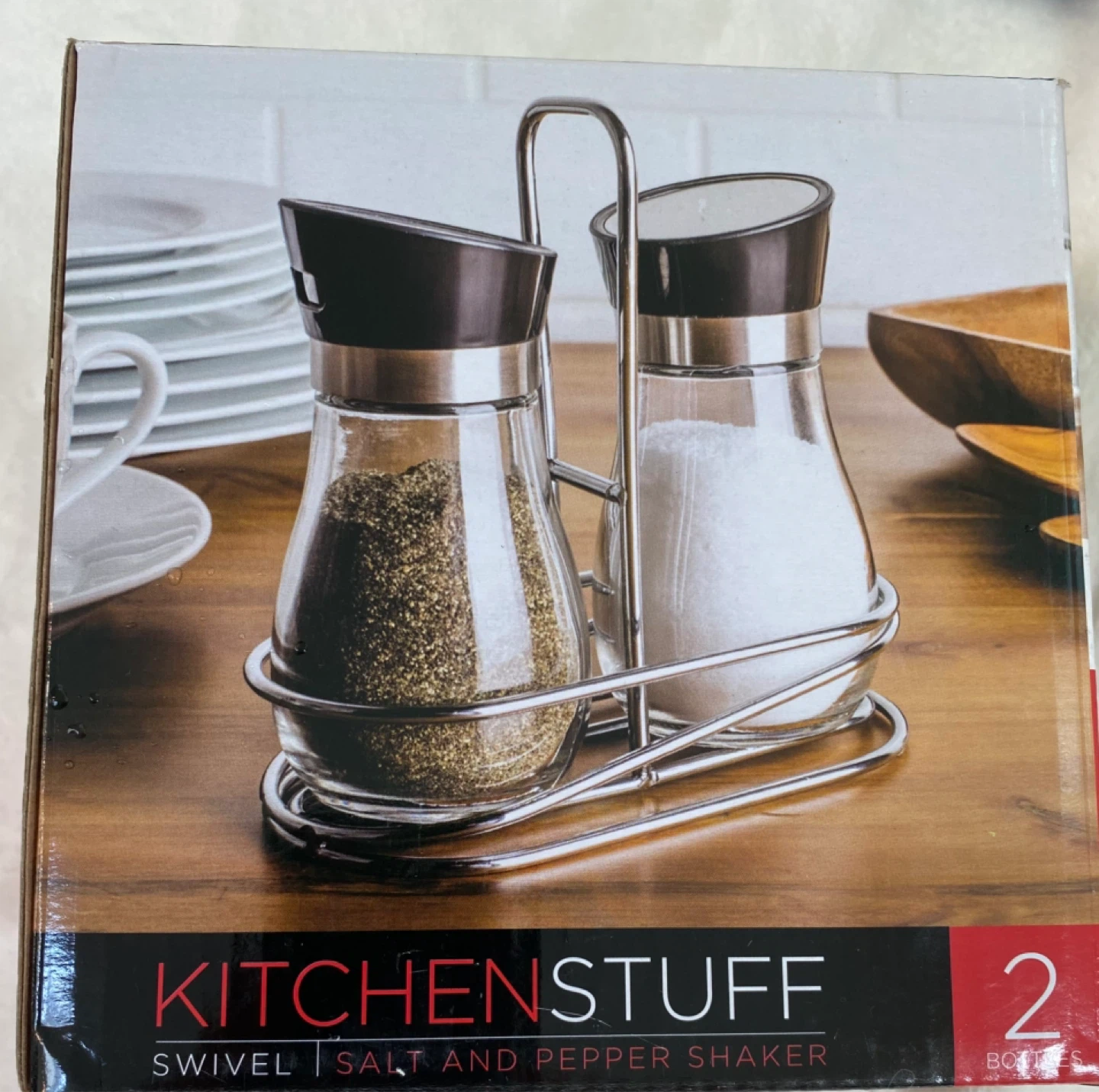 Kitchenstuff Swivel Salt and Pepper Shaker Set