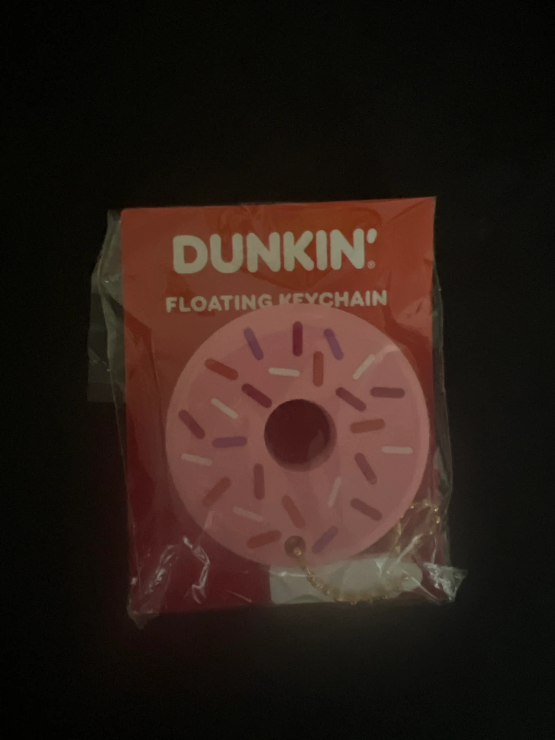 Dunkin' Floating Keychain - Donut Design