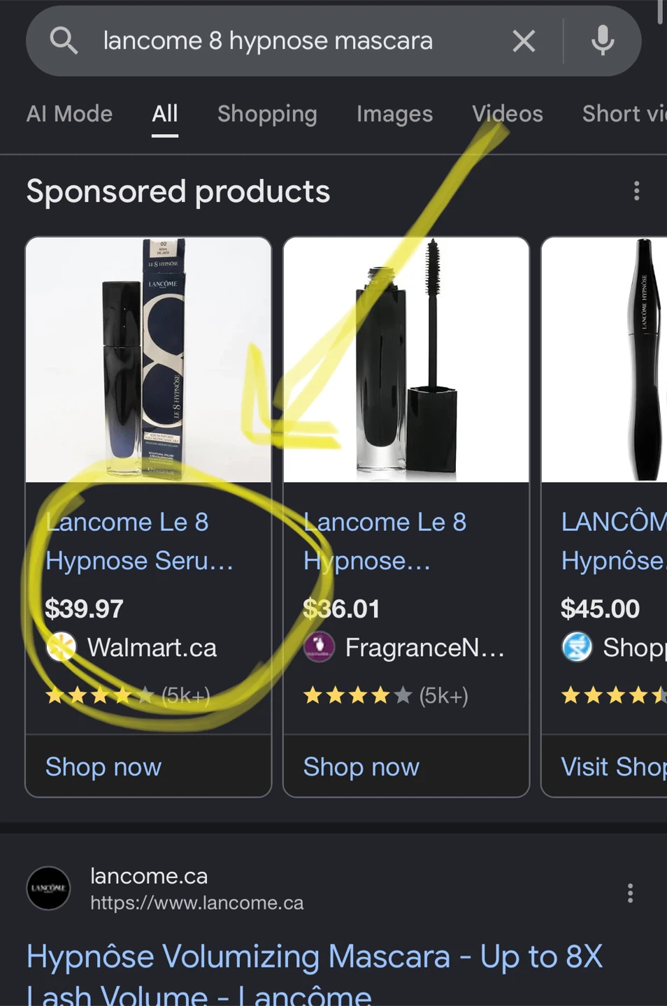 NEW Lancôme Le 8 Hypnôse Mascara - Noir Malachite - photo 5