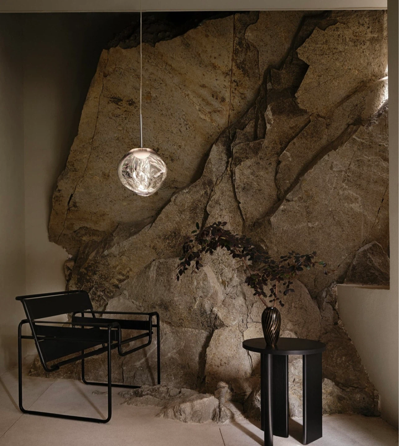 Black Leather Wassily Chair - photo 3