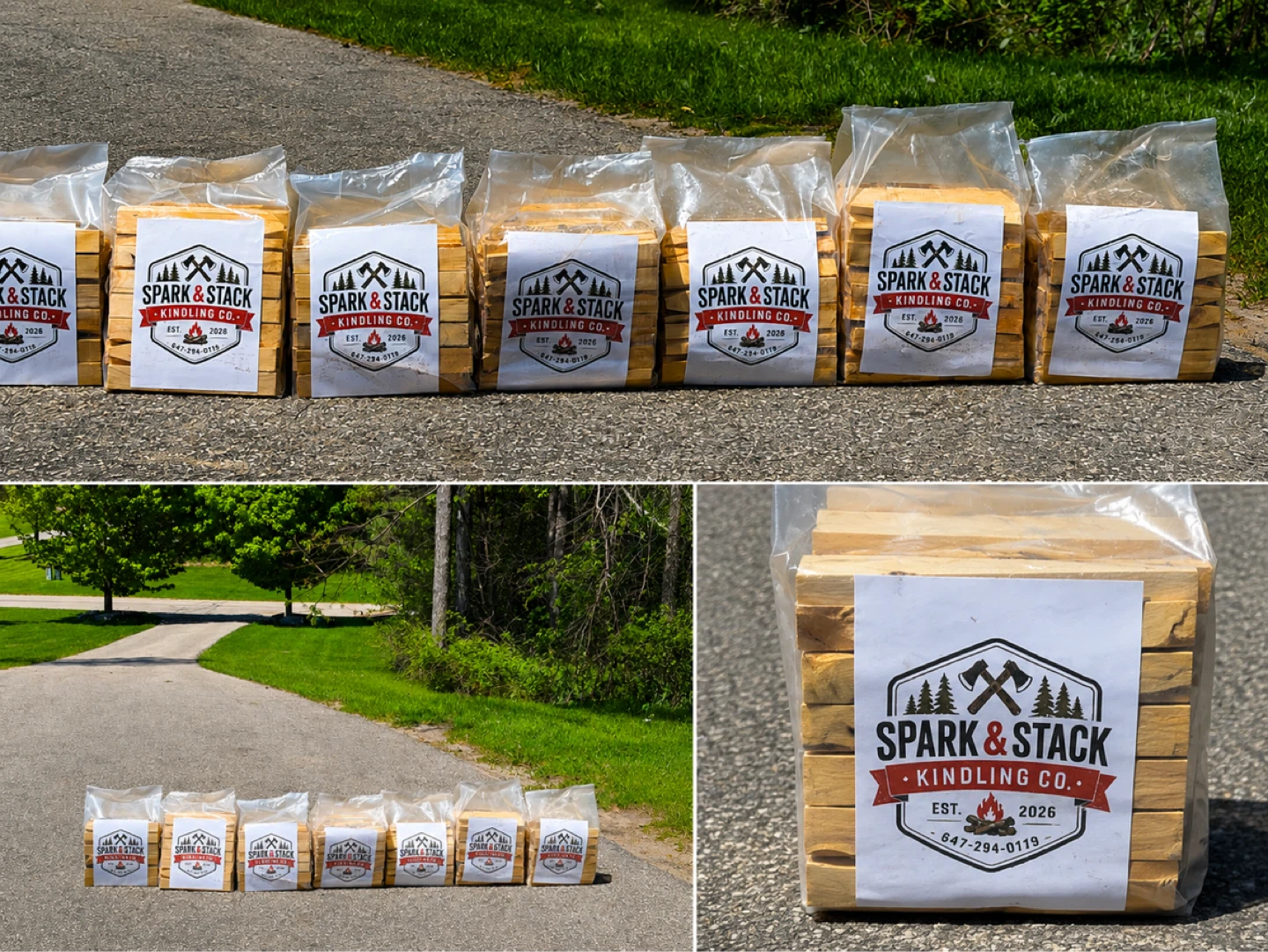 Spark & Stack Kindling Wood Bags - photo 3