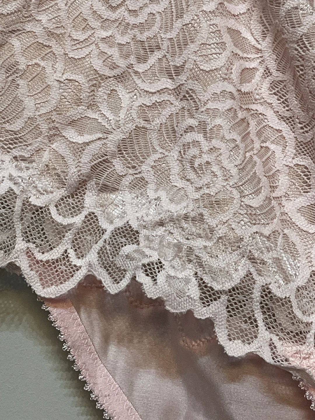 NEW w TAG 🛍️ Déesse Lingerie Blush Pink Lace Bra & Panty Set - photo 5