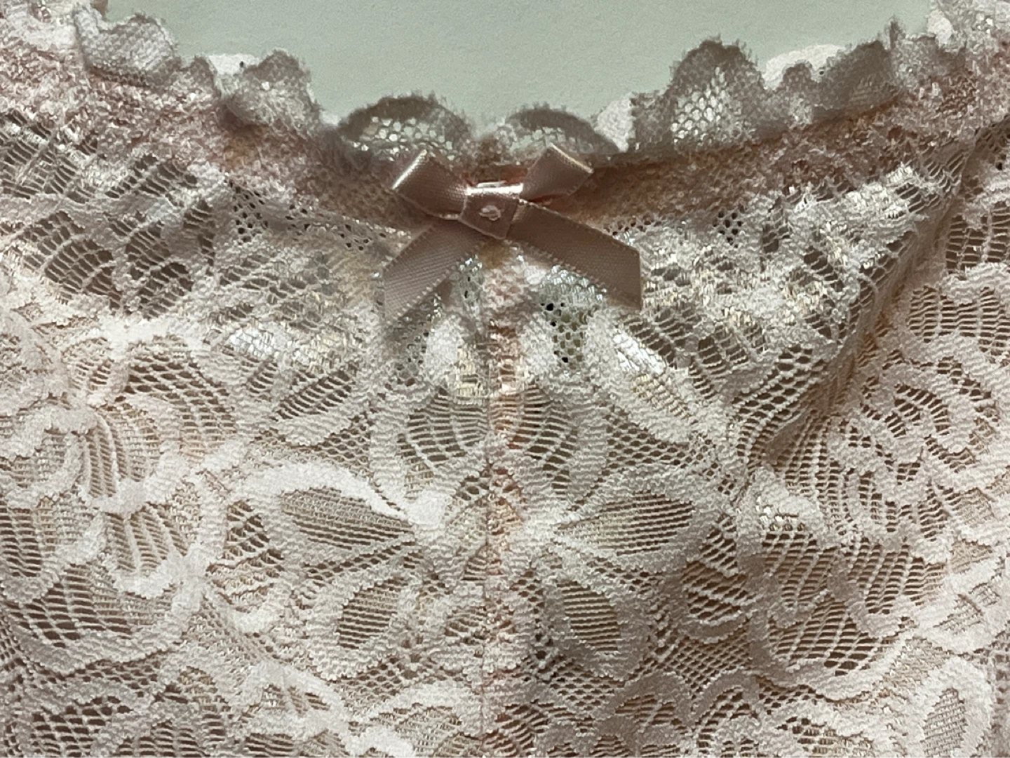 NEW w TAG 🛍️ Déesse Lingerie Blush Pink Lace Bra & Panty Set - photo 4