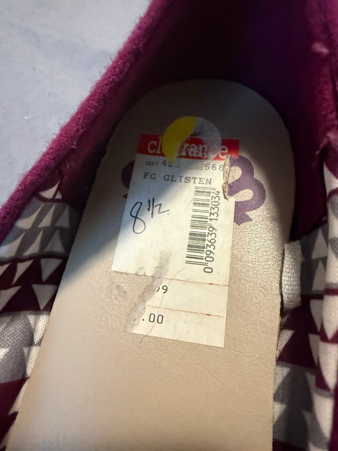 Fergalicious "FG Glisten" Ballet Flats - Magenta - Size 8.5 - photo 2