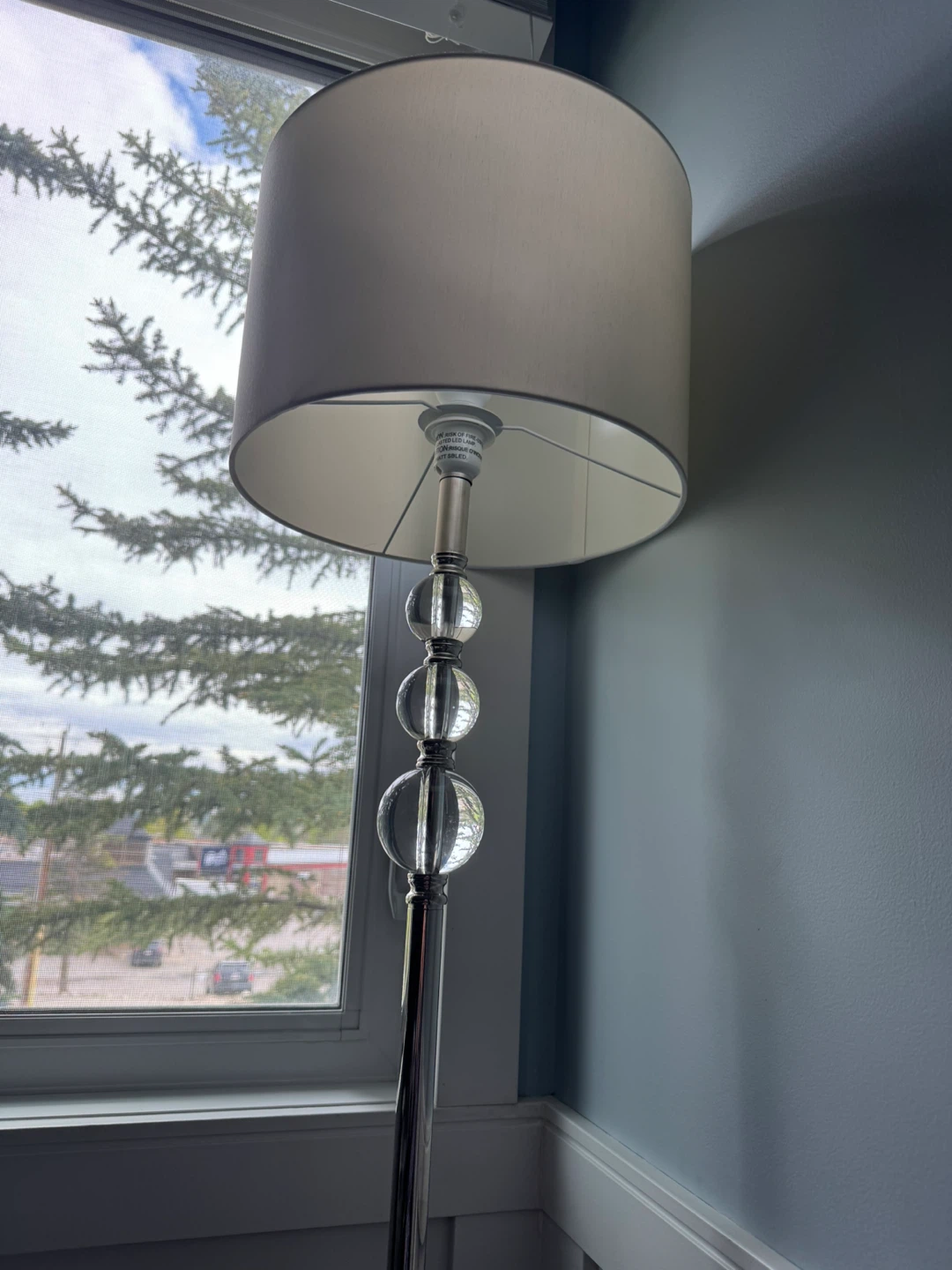 Crystal Sphere Floor Lamp