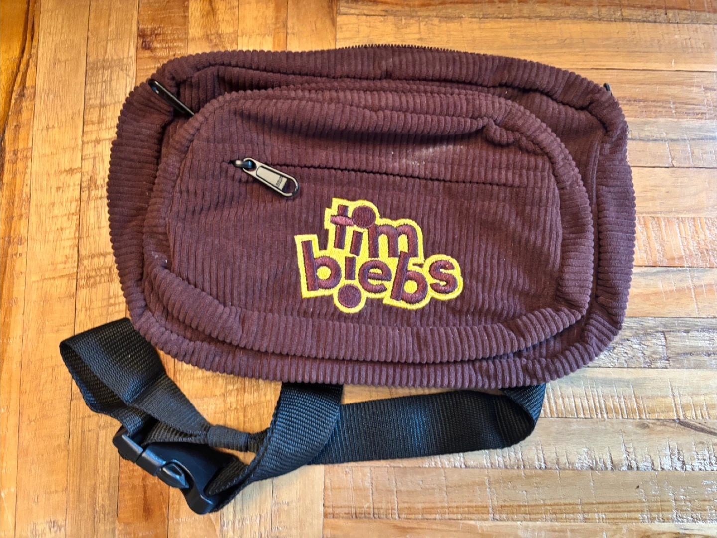 Brown Corduroy Tim Biebs Fanny Pack