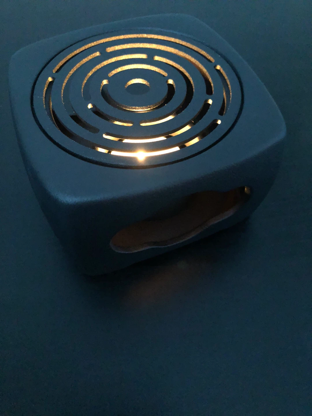 Ceramic Tealight Holder with Maze Design - photo 3