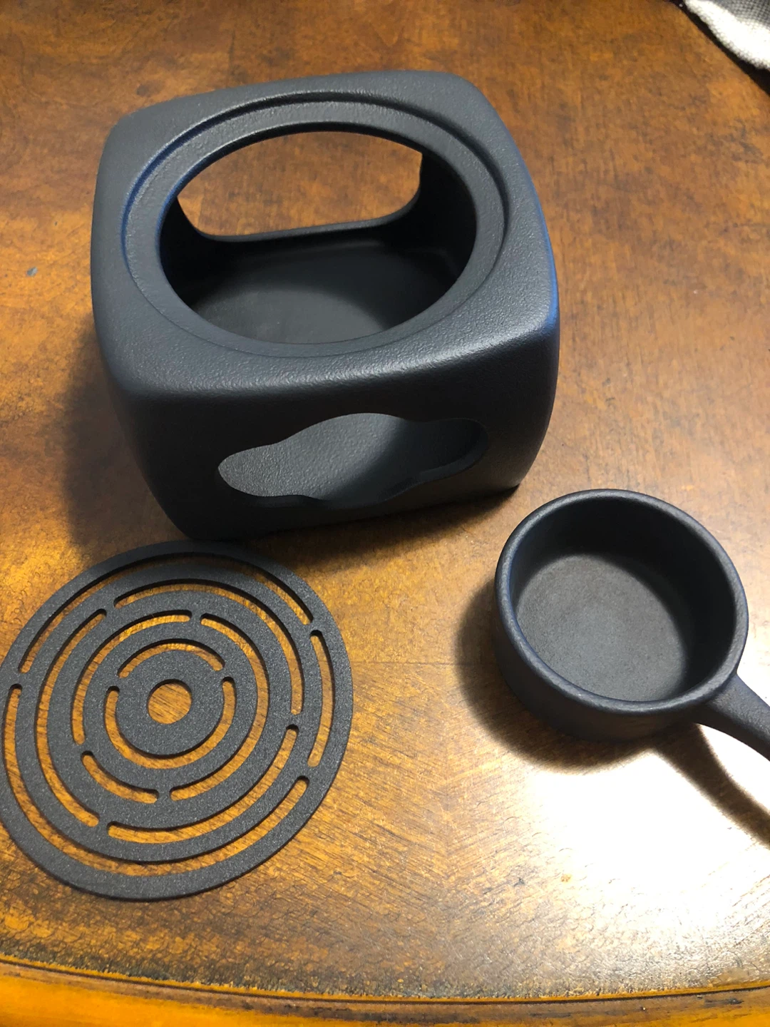 Ceramic Tealight Holder with Maze Design