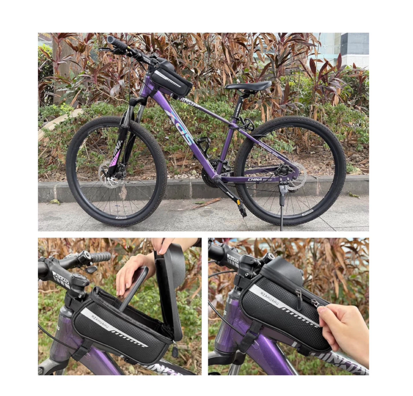 Brand new 8.2"L x 4.3"W x 4.7"H Bike Phone Mount Bag - photo 5
