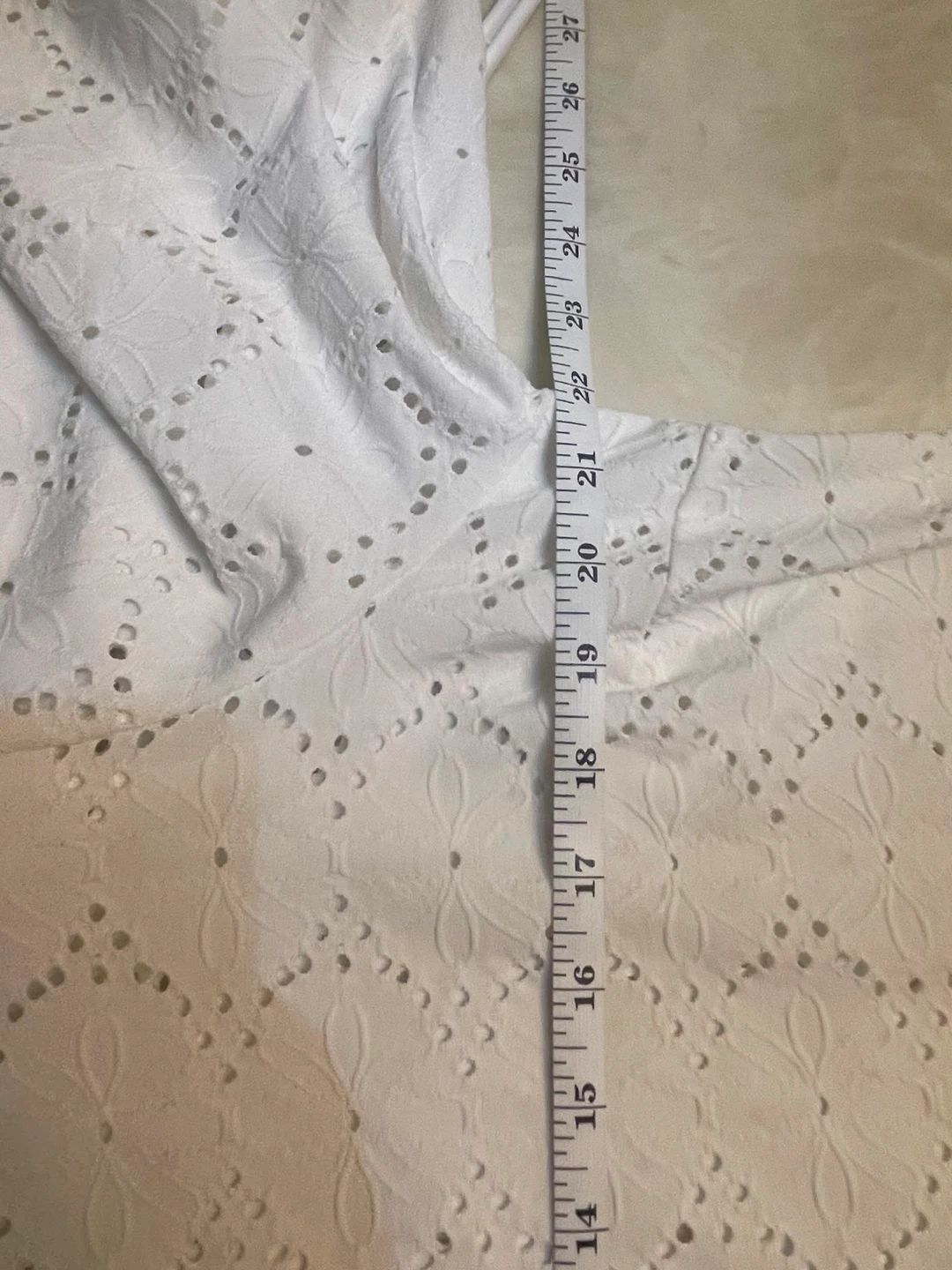 Laura Plus White Eyelet Puff Sleeve Top 1X - photo 5