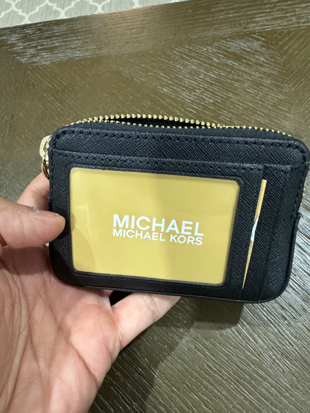 Michael Kors Card Holder Coin Pouch Black - photo 3