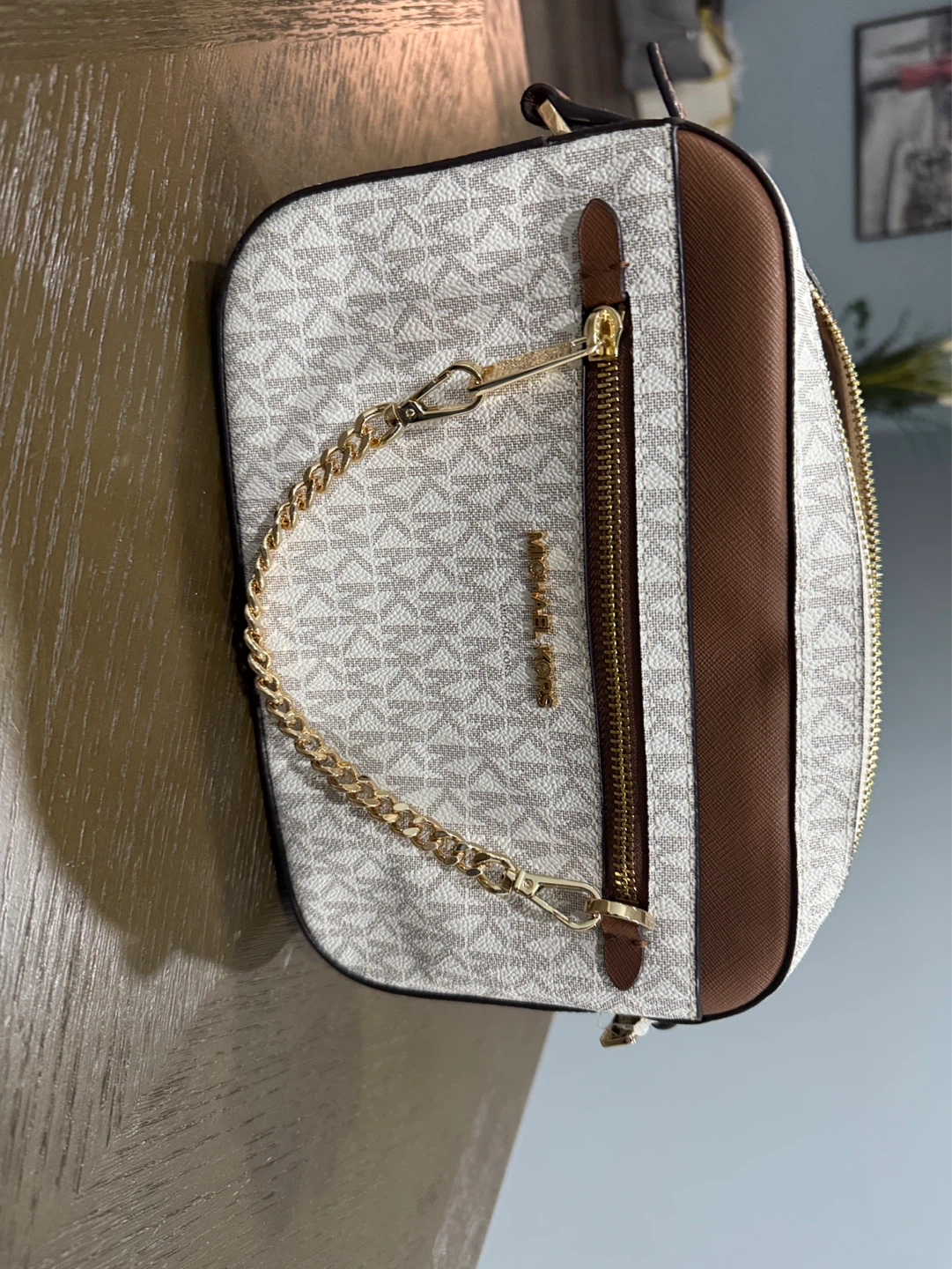 Michael Kors Monogram Shoulder Bag
