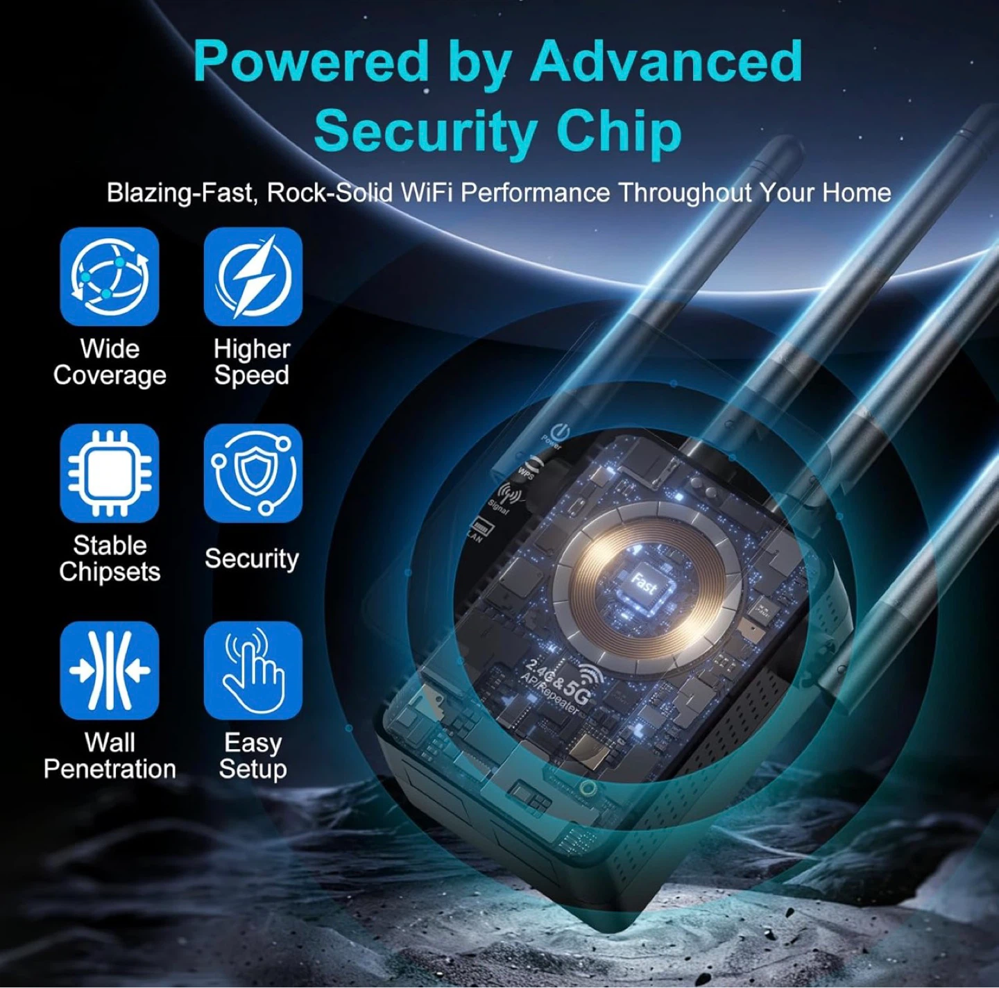 High Performance Dual Band WiFi Extender Repeater - photo 4