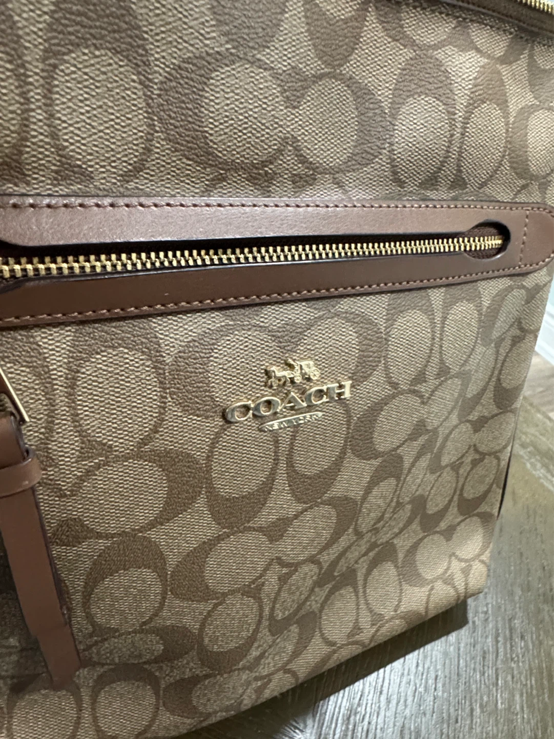 Coach Signature Monogram Crossbody Bag - photo 2