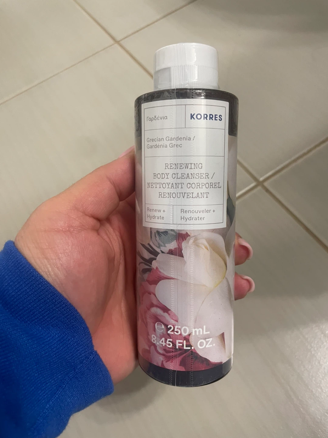Korres Renewing Body Cleanser Grecian Gardenia 250 mL