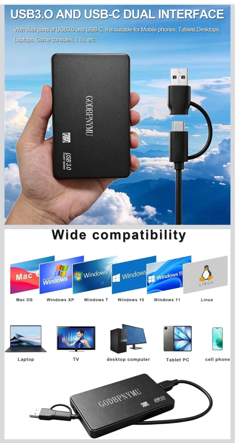Portable External Hard Drive - USB 3.0 - photo 3