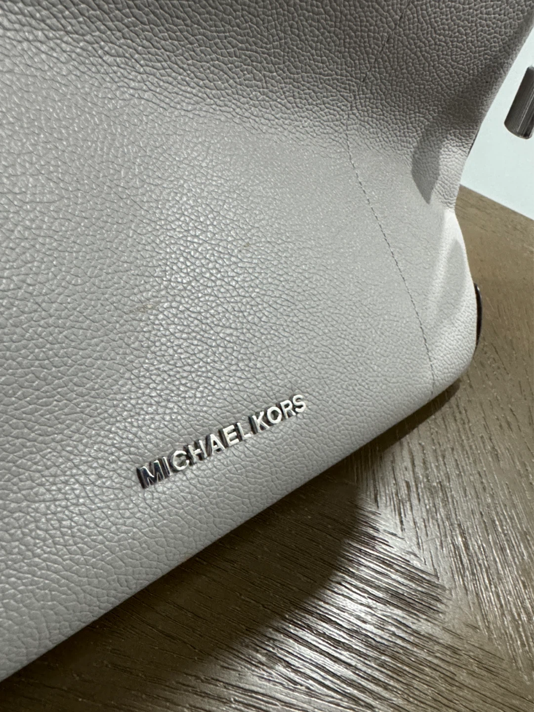 Michael Kors Grey Leather Tote Bag - photo 2