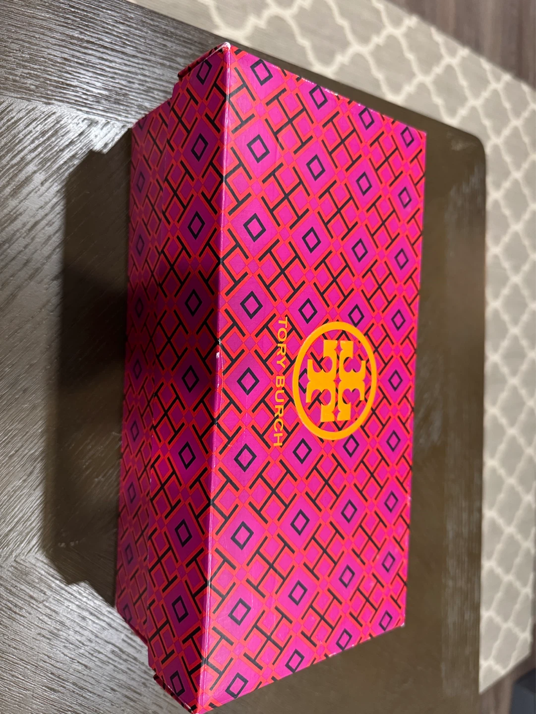 Tory Burch Floral Slides with Logo