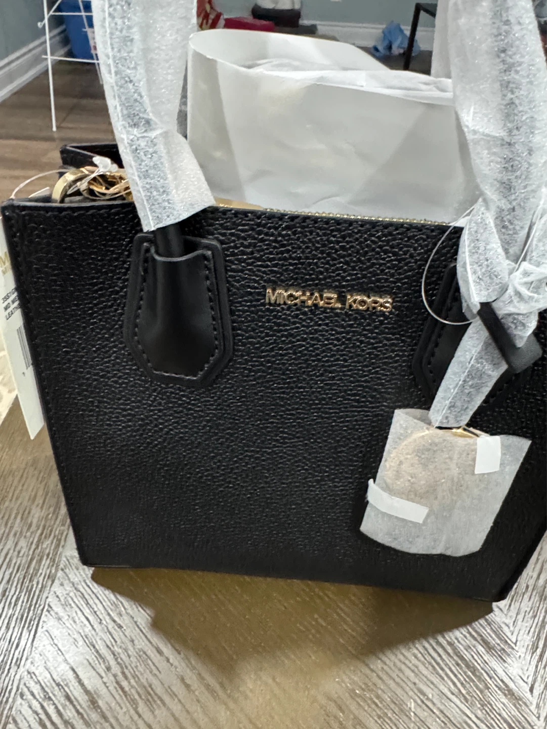 Michael Kors Mercer MD Messenger Bag - Black Leather - photo 3