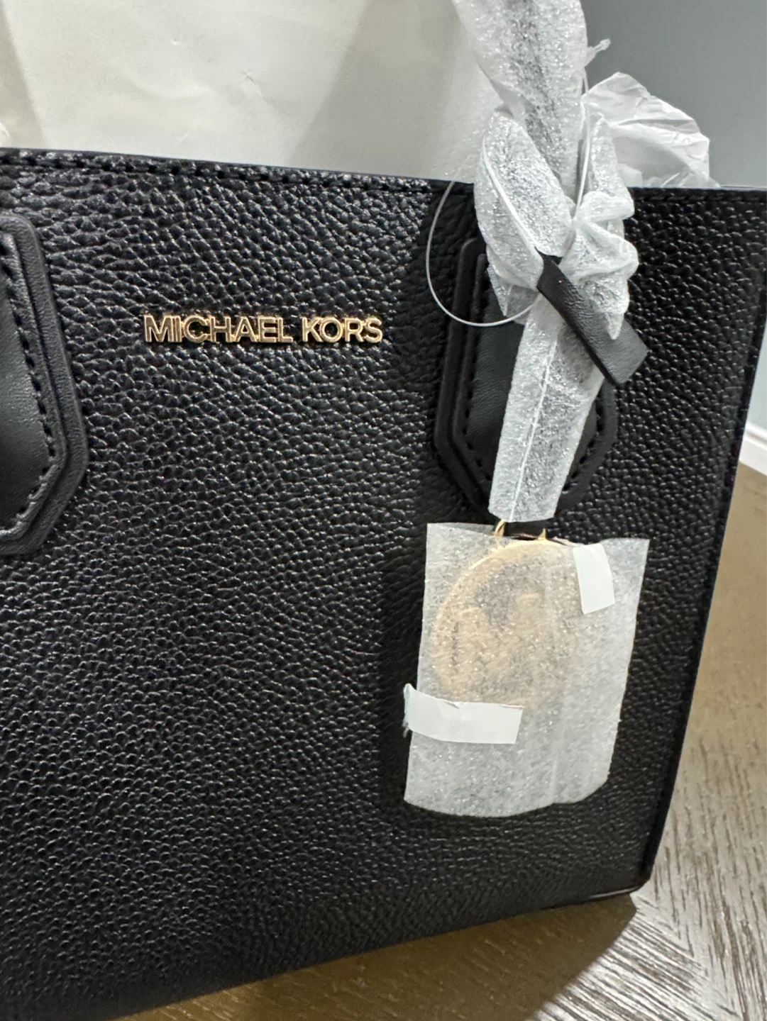 Michael Kors Mercer MD Messenger Bag - Black Leather - photo 2