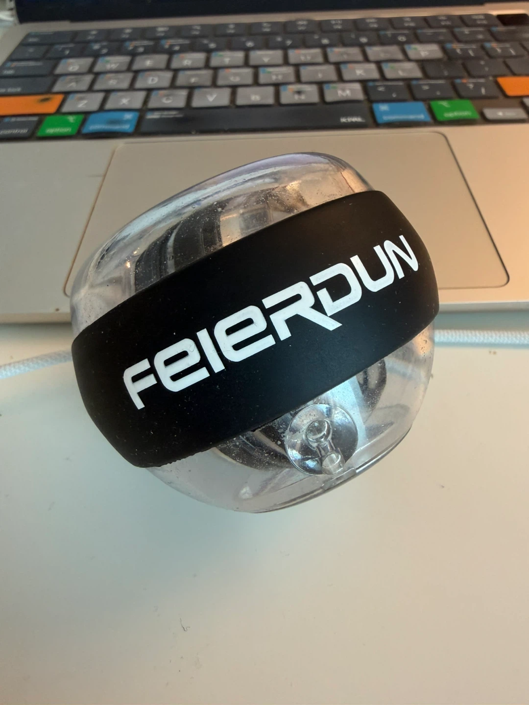 FEIERDUN Power Ball Wrist Exerciser, colorful lighting