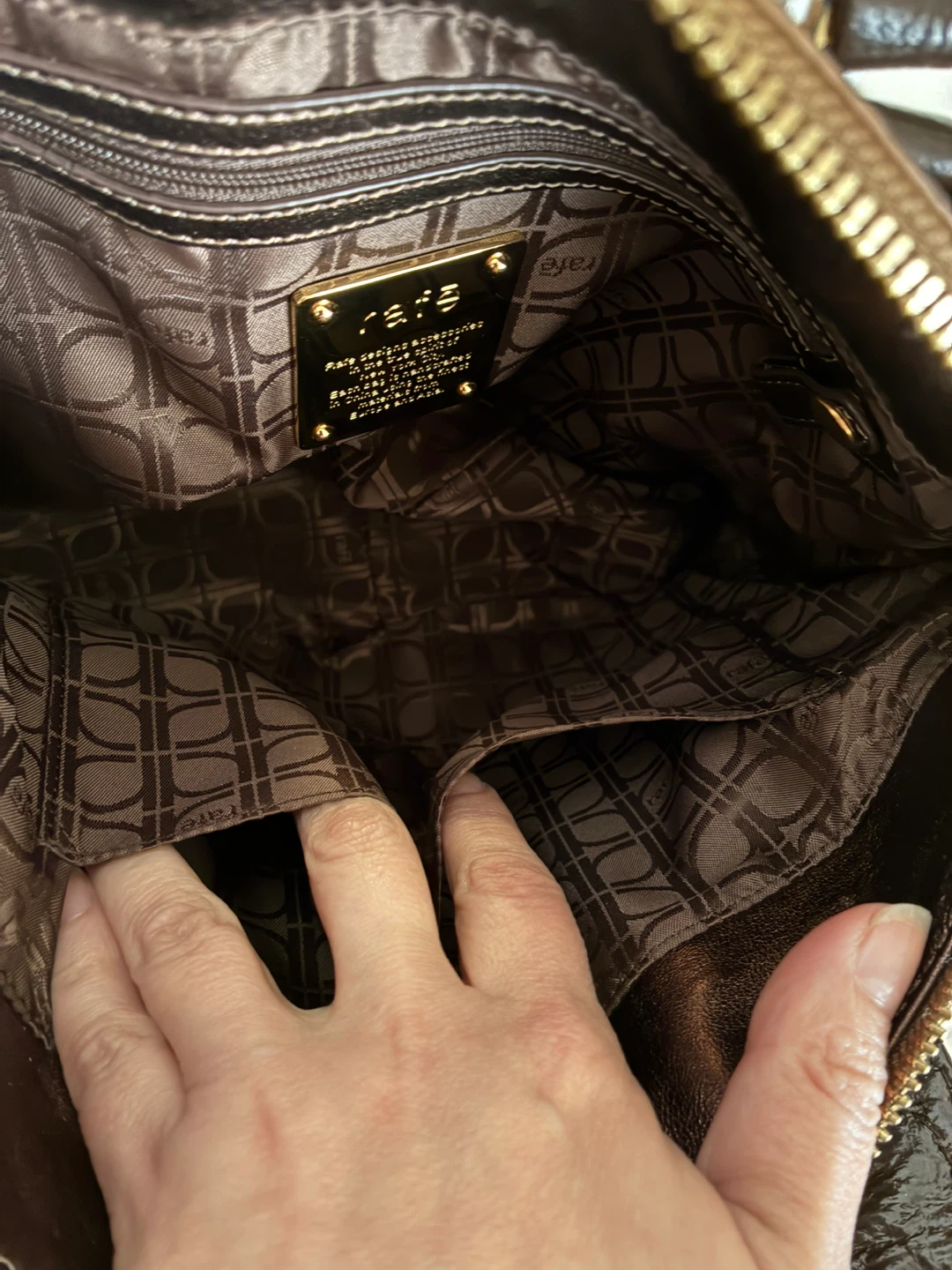 RAFE New York Designer Brown pony hair & Leather purse - photo 4