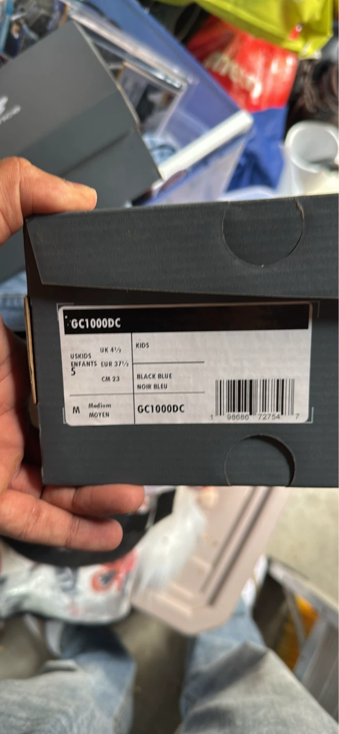 New Balance GC1000DC Kids Shoes Black Blue Size Medium - photo 2