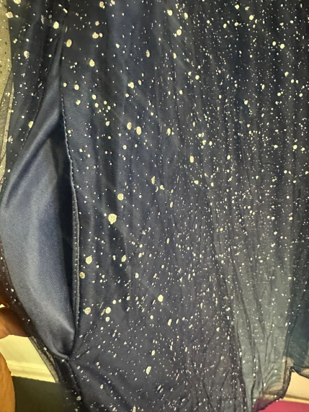 BloomChic Navy Sparkle Print Maxi Dress - photo 3