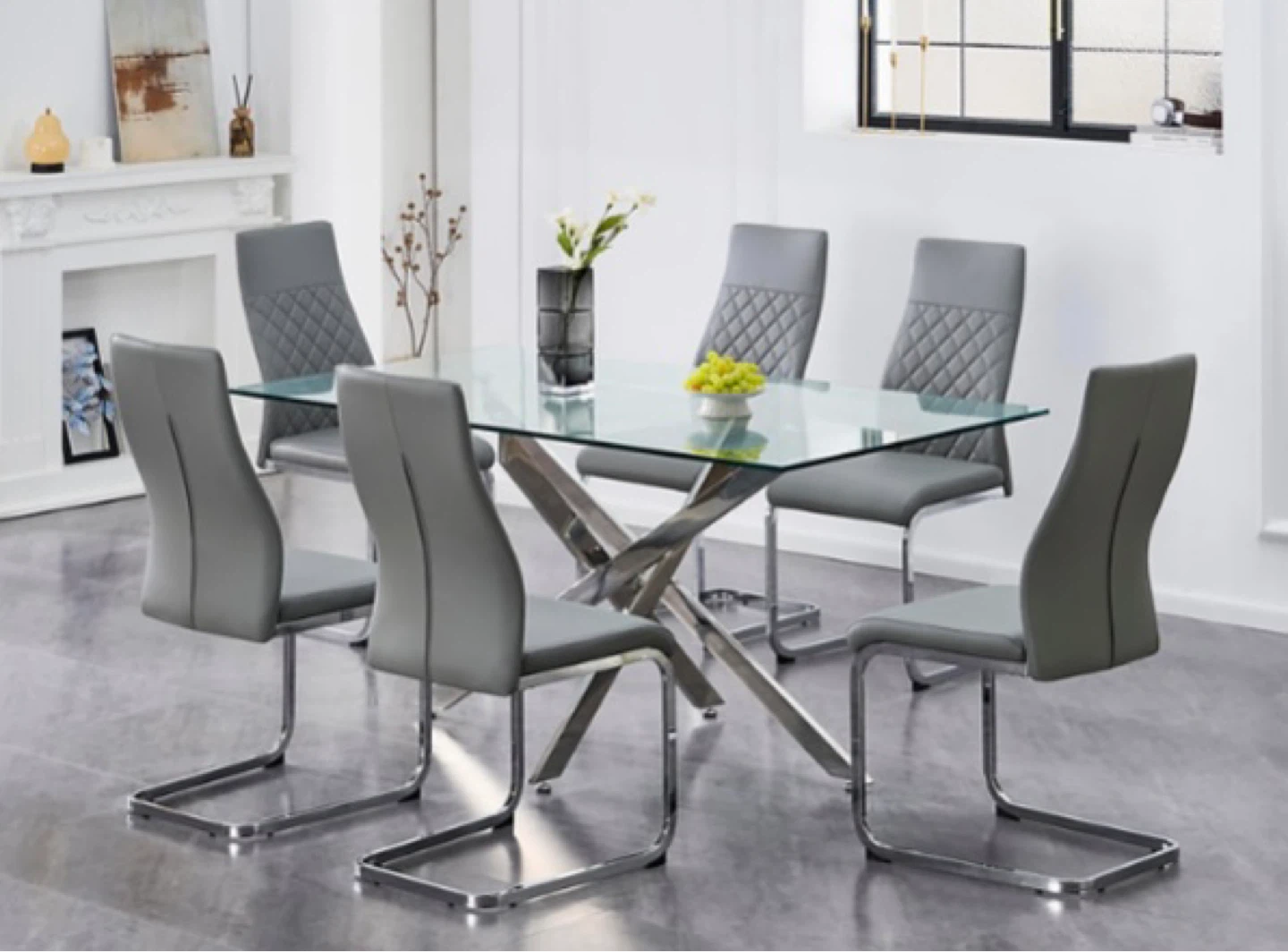 Modern Dining Set – Brand New | Warehouse Price (Thornhill)