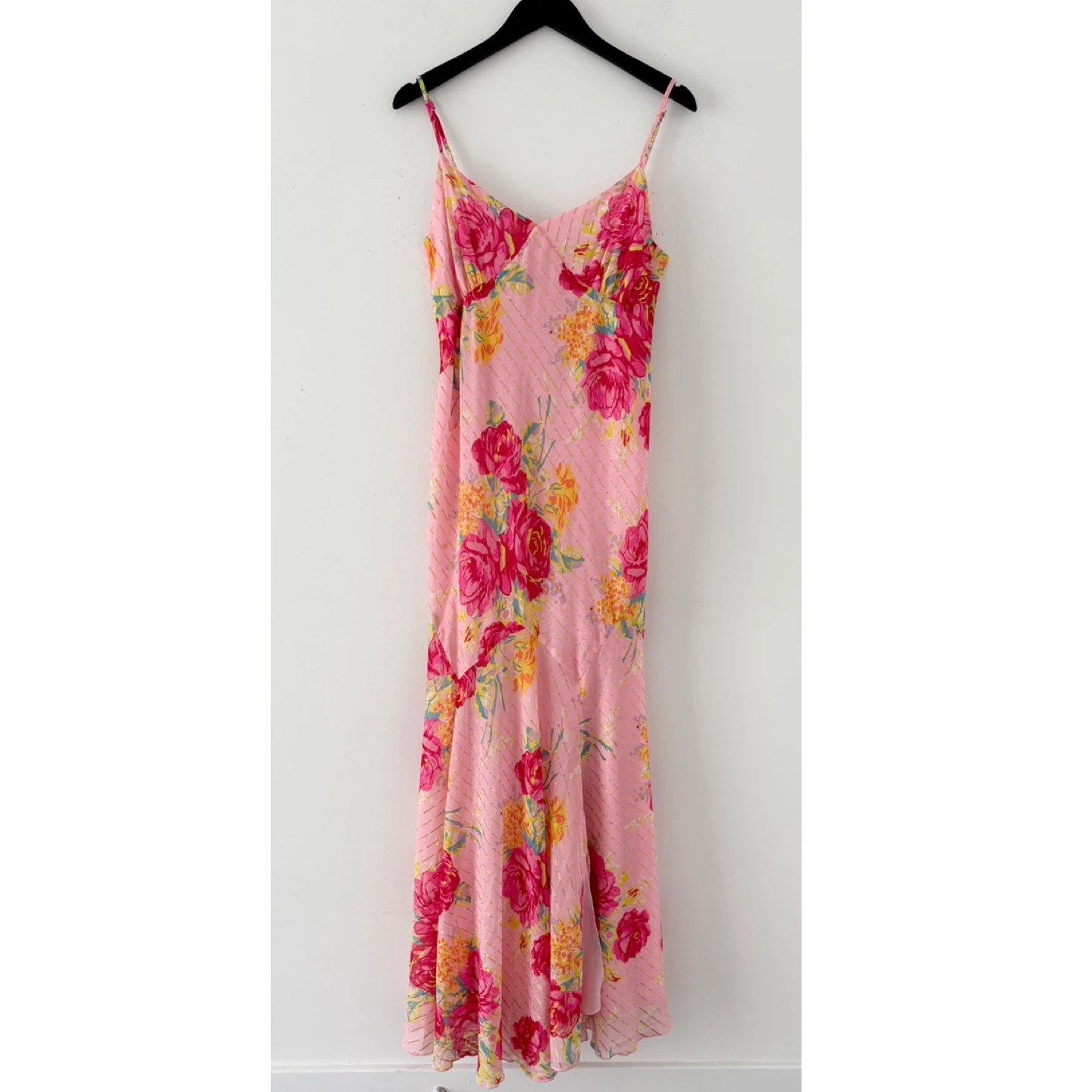 Y2K Betsey Johnson Maxi Bias Dress M
