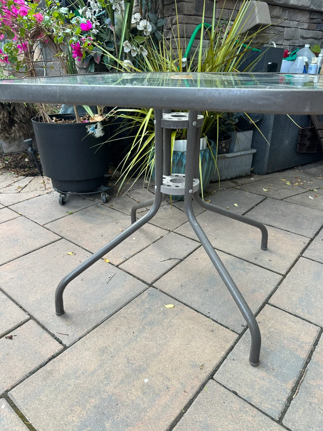 Glass Top Patio Table - photo 2