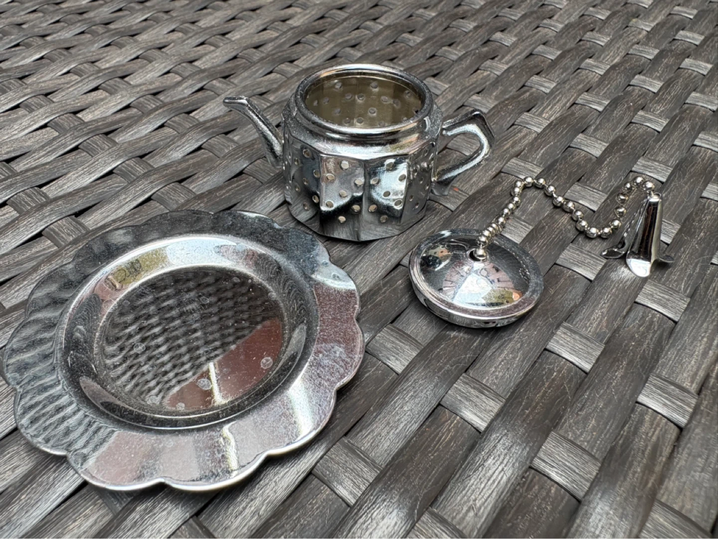 Silver Tea Infuser Set - photo 2