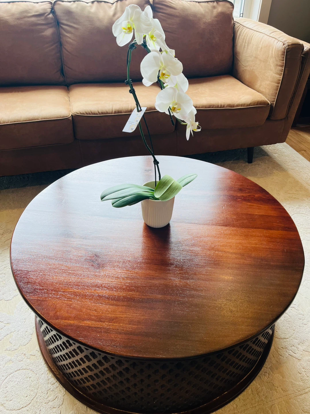 Round Wood Coffee Table