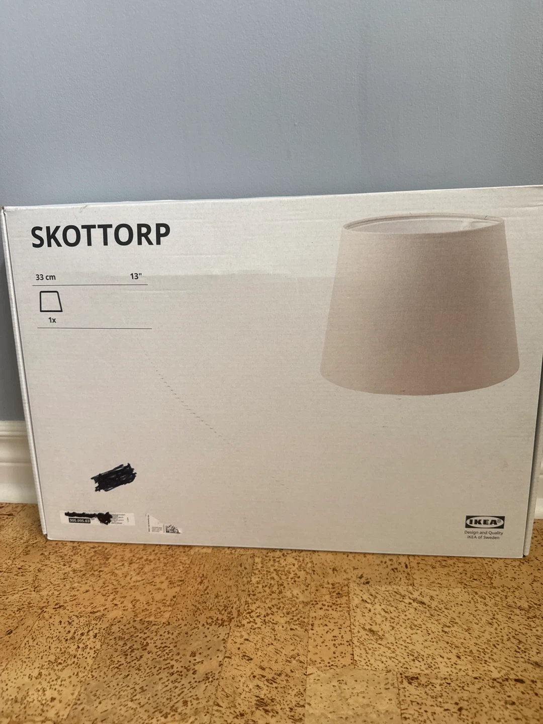 IKEA SKOTTORP Lamp Shade White 13" - photo 2