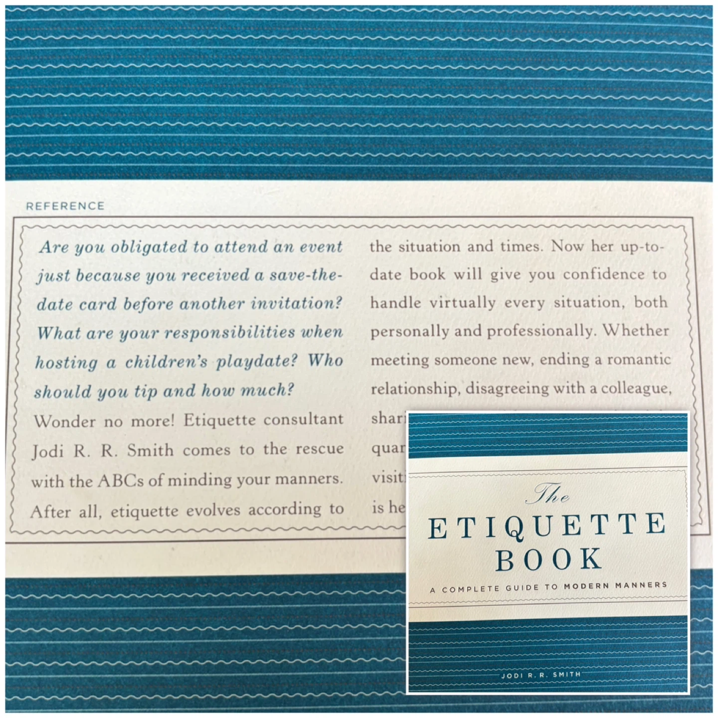 "The Etiquette Book"