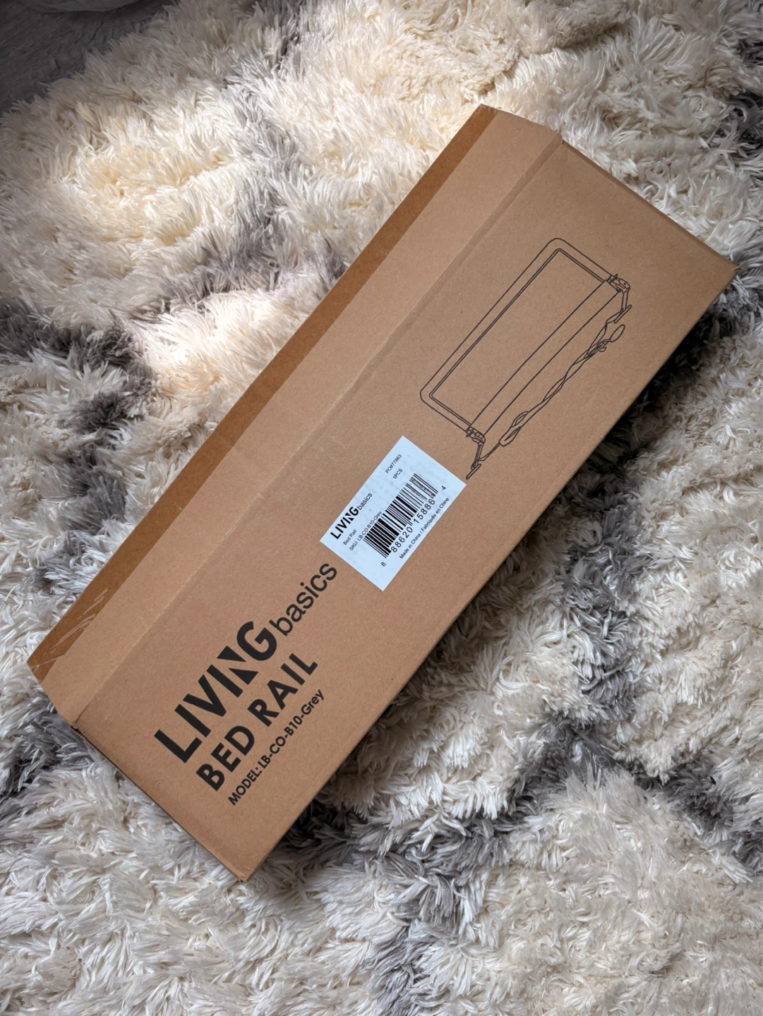 LIVING basics Bed Rail - Grey - photo 2