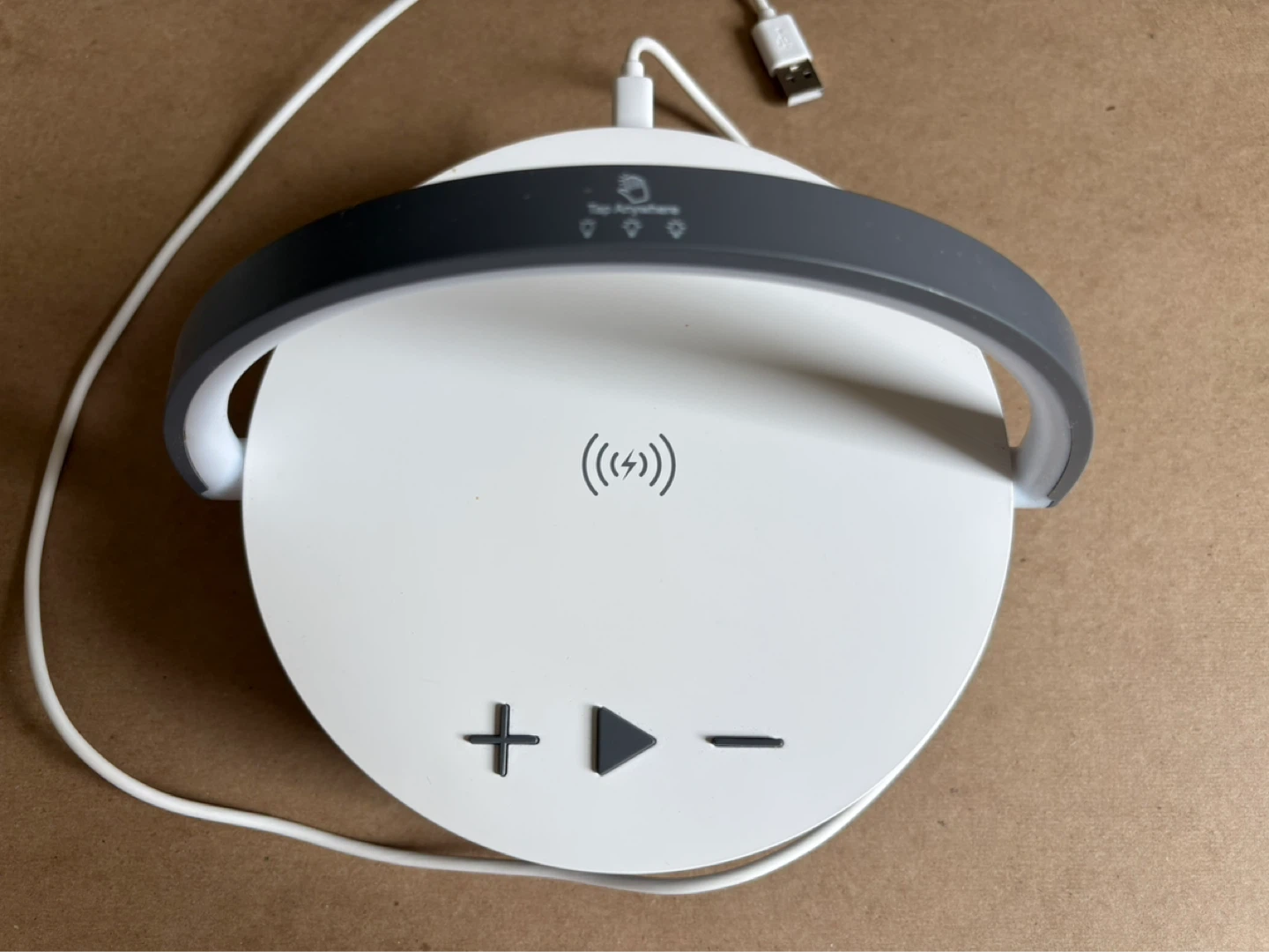 Wireless Charger with Speaker and Night Light