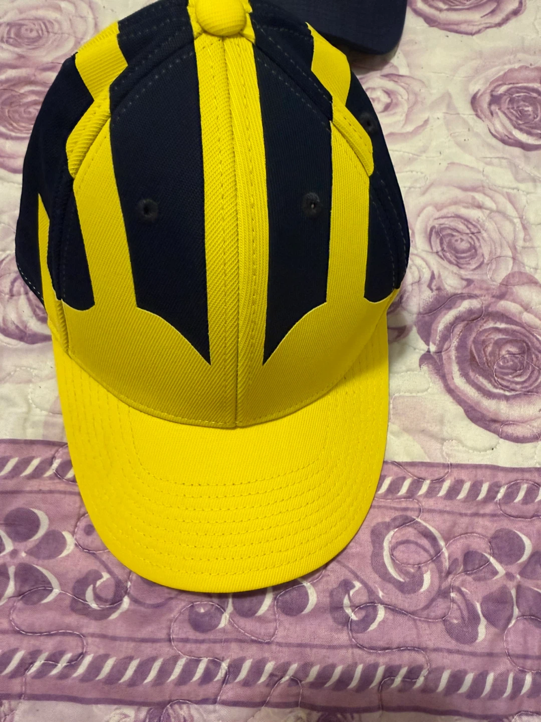Adidas Baseball Cap Navy Blue Yellow S/M
