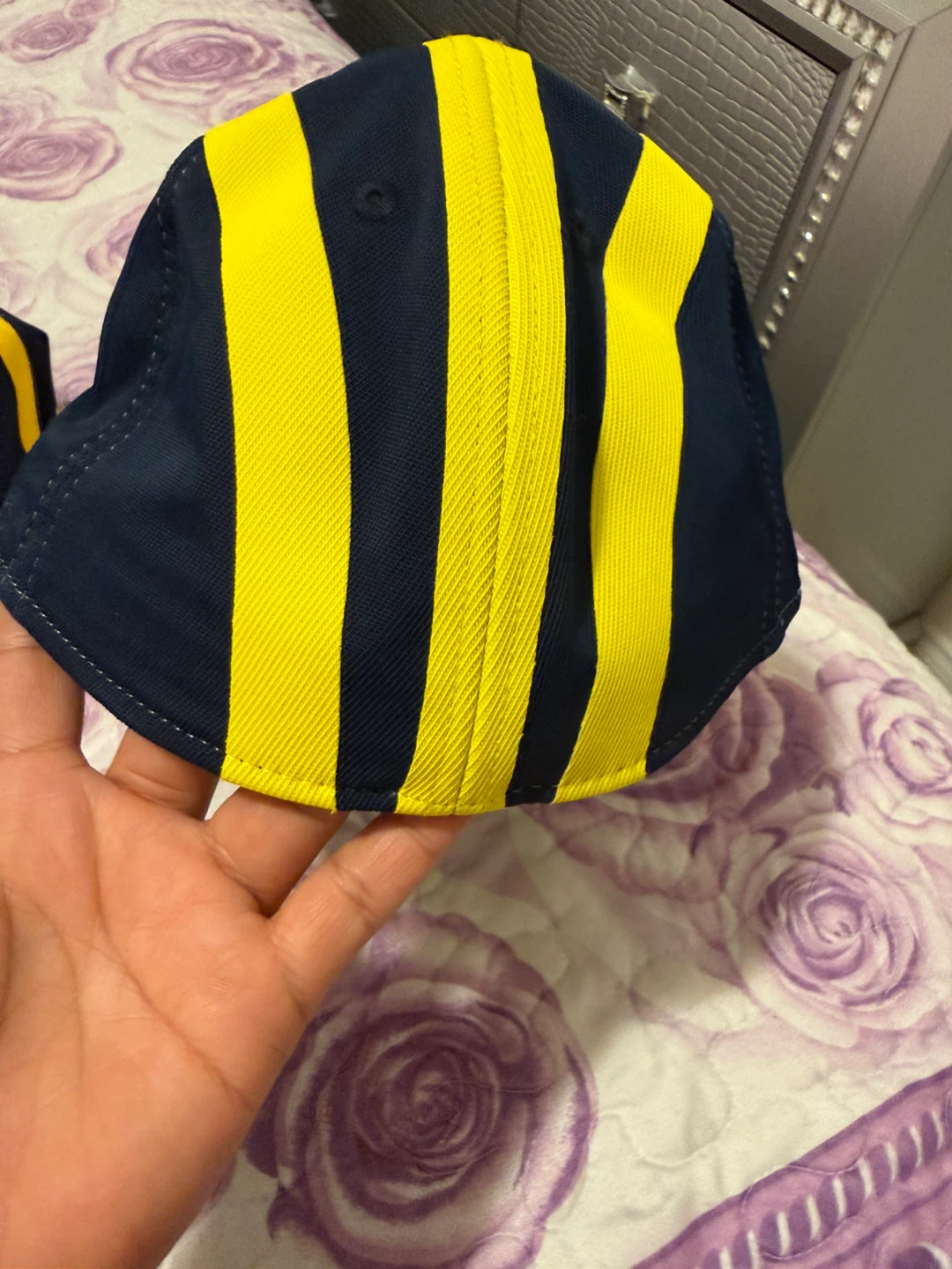 Adidas Baseball Cap Navy Blue Yellow S/M - photo 3