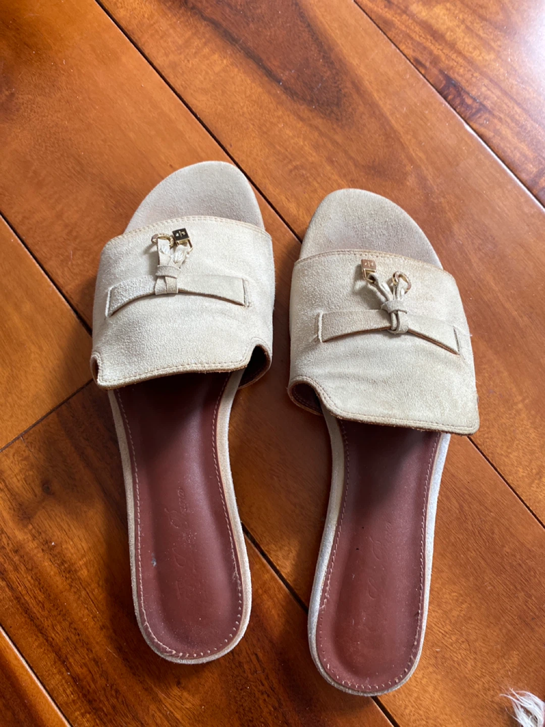 Pre Loved Loro Piana Summer Charms Sandal