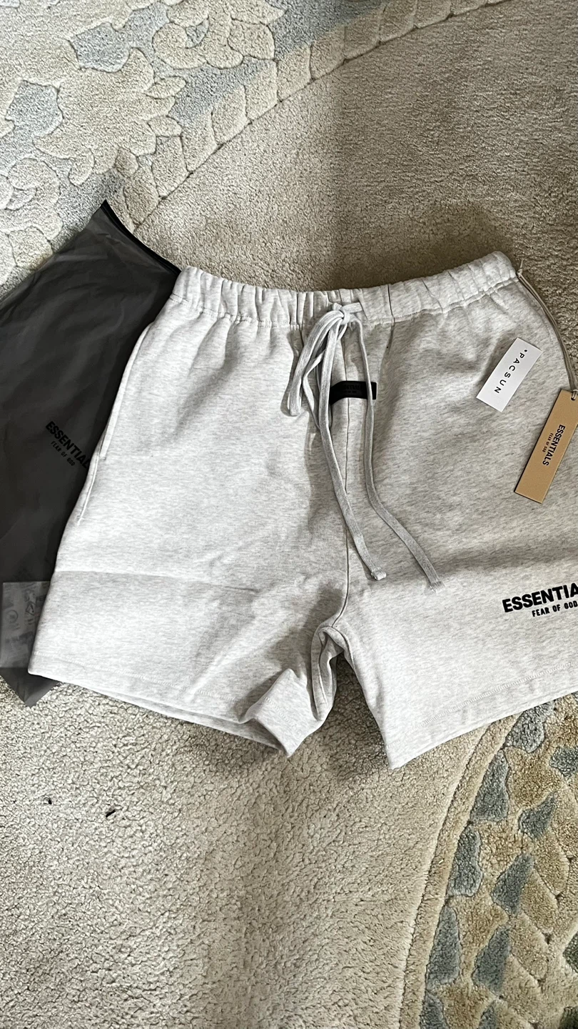 ESSENTIALS Fear of God Grey Sweat Shorts Size L