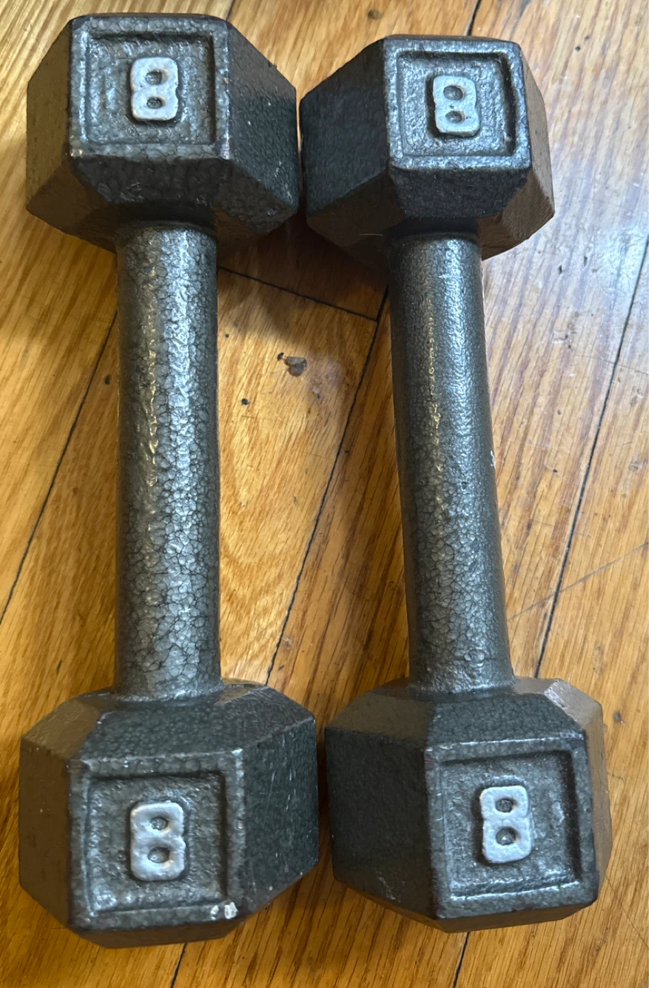 Pair of 8 lb Dumbbells
