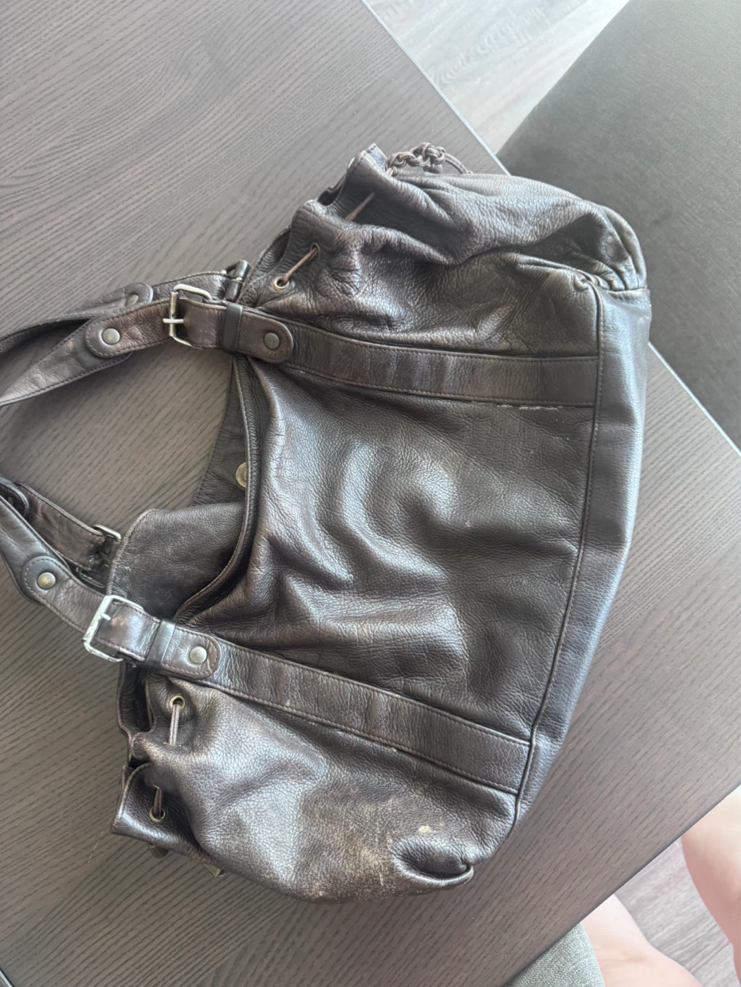 Brown Leather Gerard Darel 24h style Handbag - photo 2