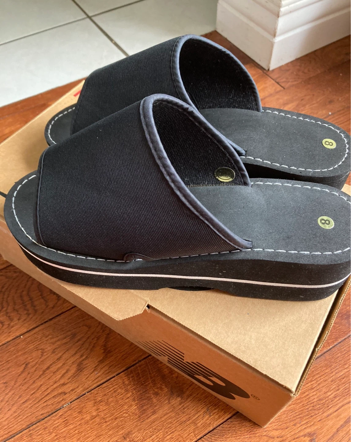 BRAND NEW Black Slide Sandals - Size 8 - photo 3