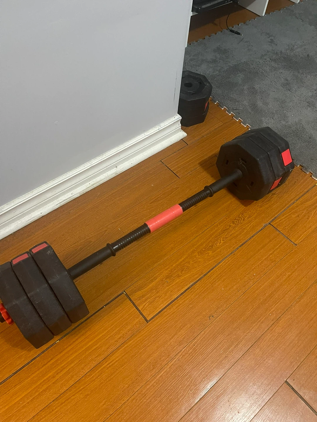 Adjustable Dumbbell and Barbell Set