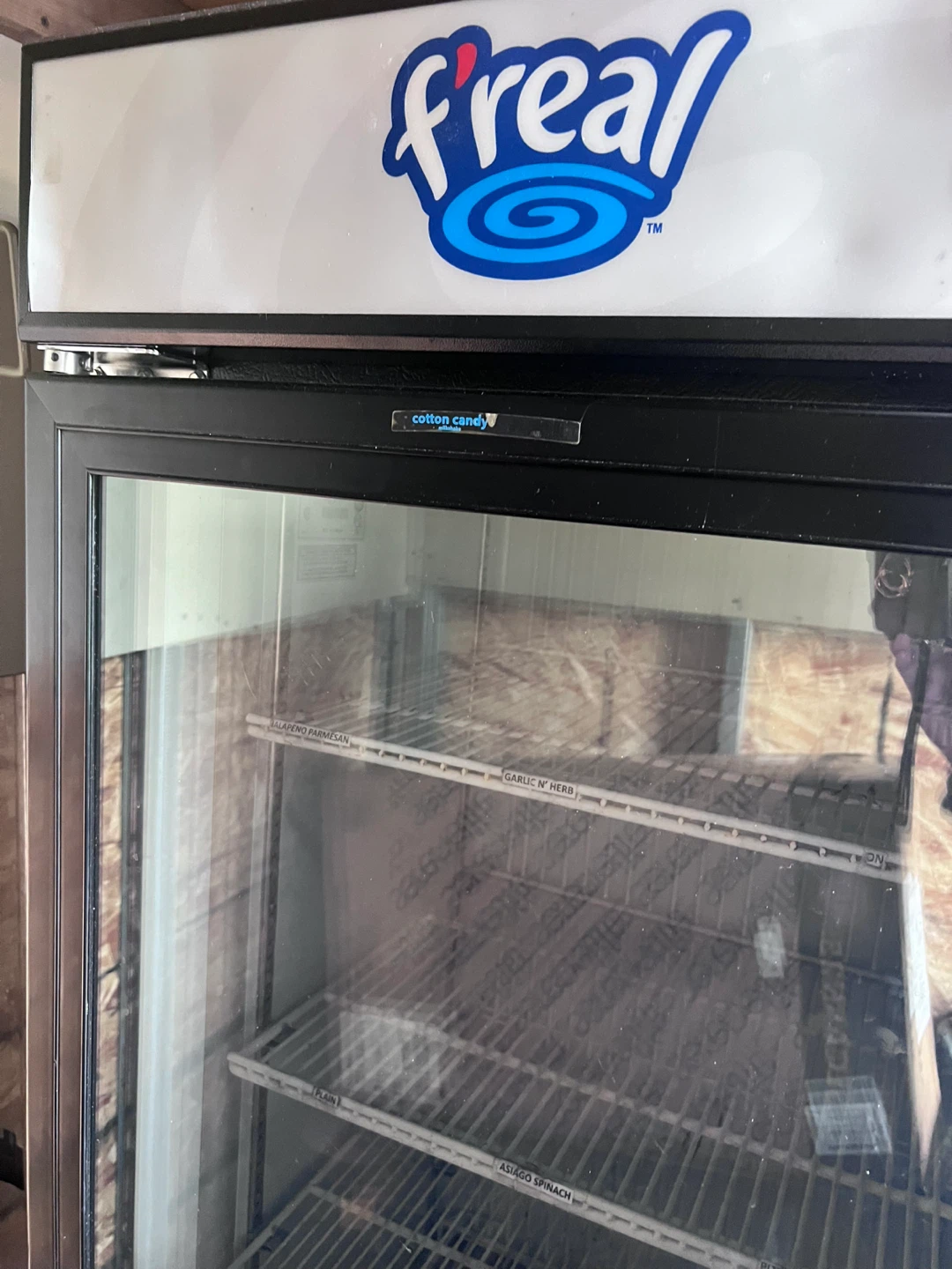 4 Tier Commercial Stand Up Display Freezer
