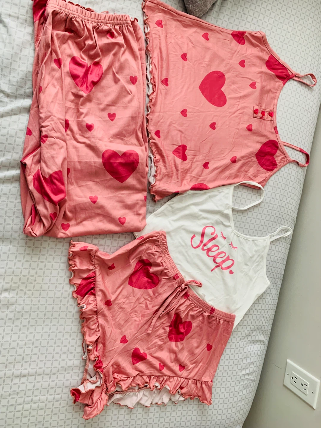 Pink Heart Pajama Set - photo 2